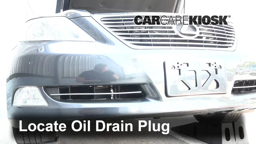 2008 Lexus LS460 4.6L V8 Aceite Cambiar aceite y filtro de aceite